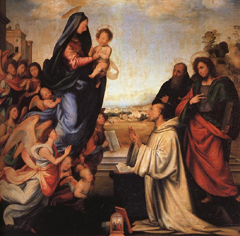 The Vision of St.Bernard, BARTOLOMEO, Fra